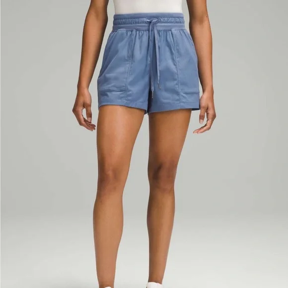 lululemon athletica High-Rise Shorts in Oasis Blue - Picture 1 of 3